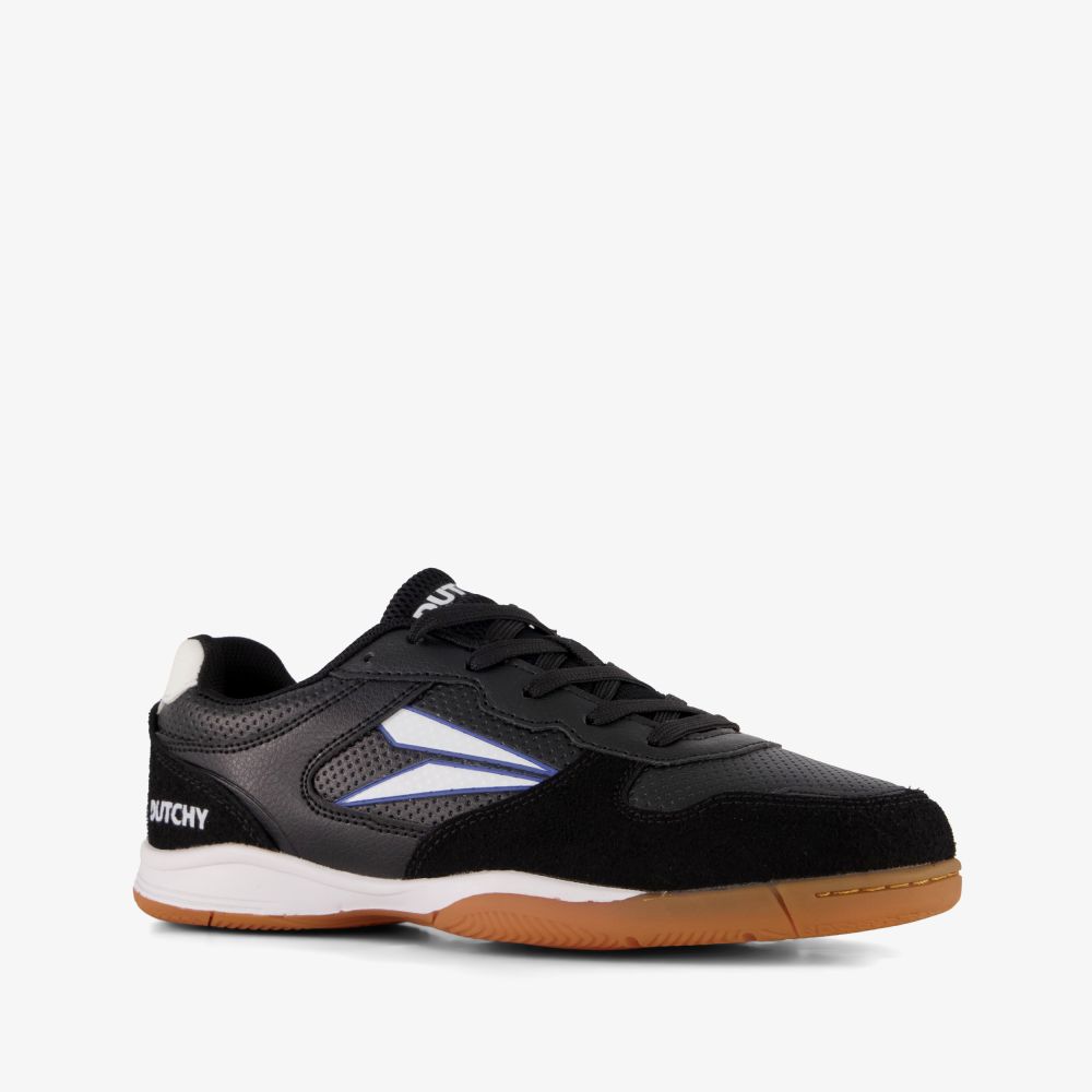 Dutchy Sharp kinder zaalschoenen IC zwart wit