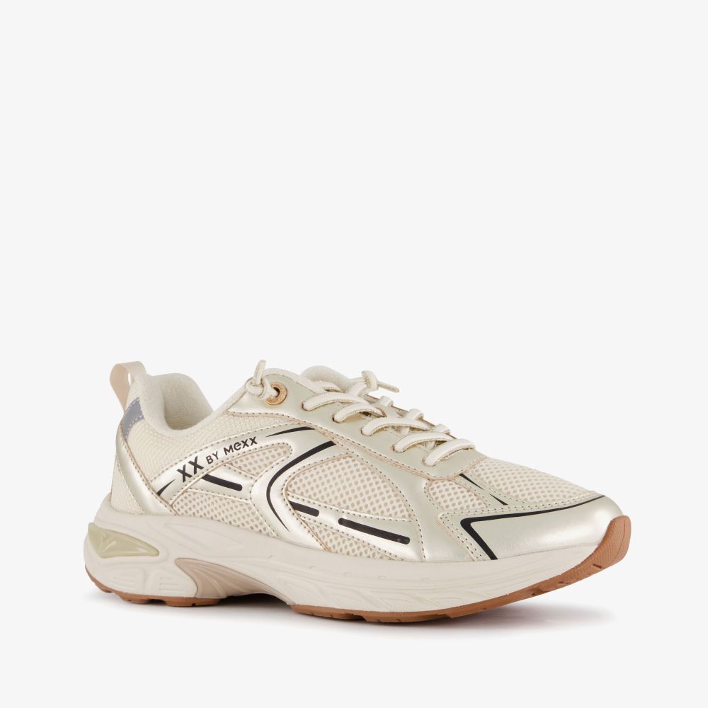 Mexx XX by Mexx dames dad sneakers goudkleurig