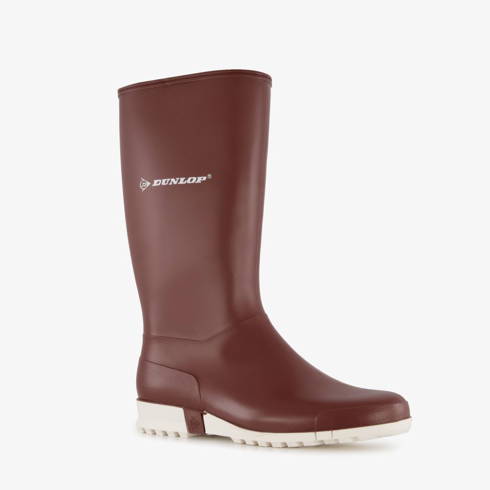 Dunlop sport regenlaarzen rood
