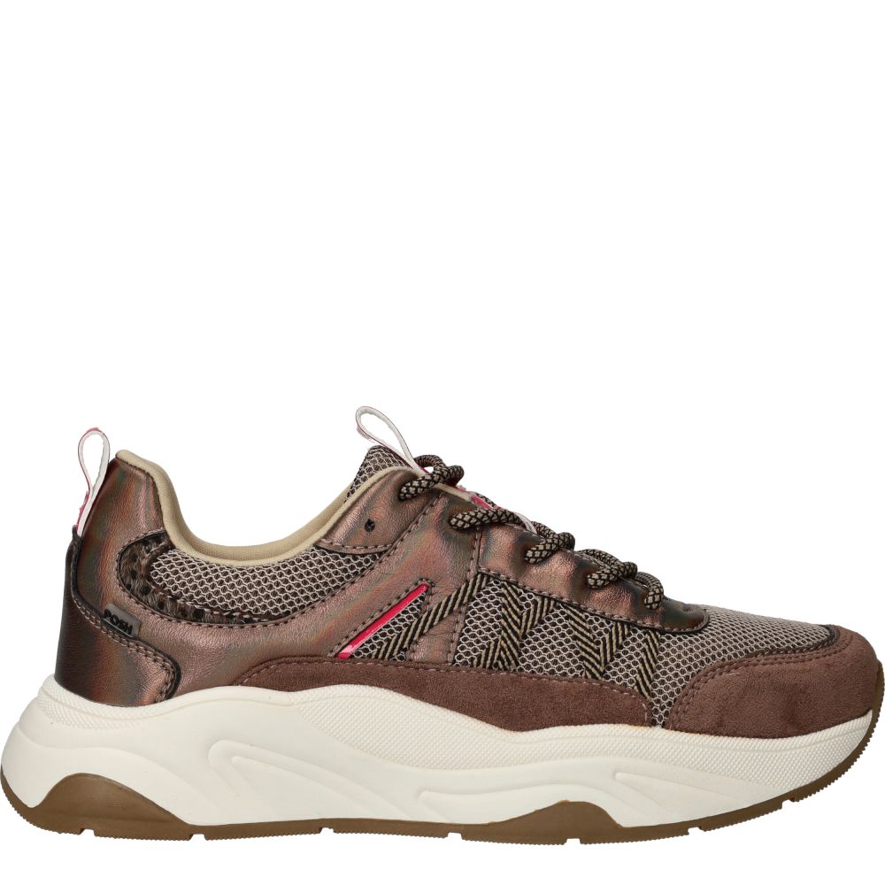 POSH by Poelman Sneakers Dames Bruin