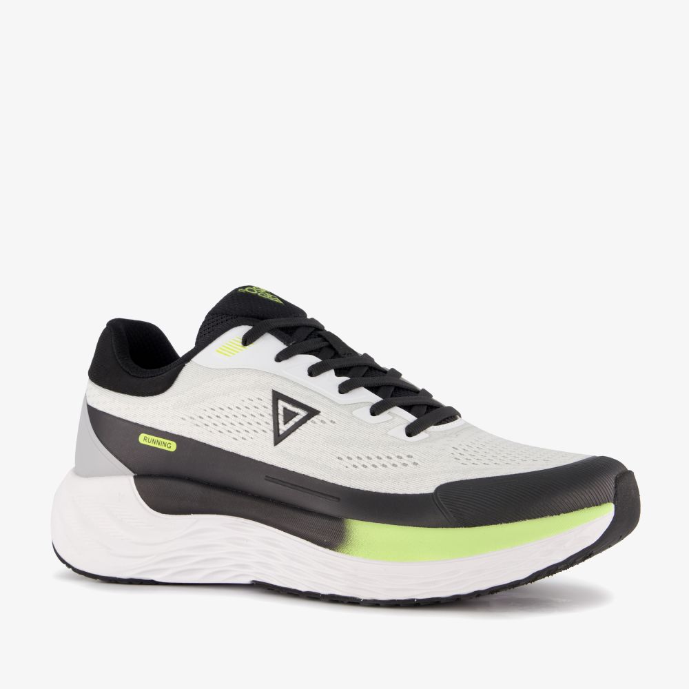 Osaga heren hardloopschoenen wit zwart