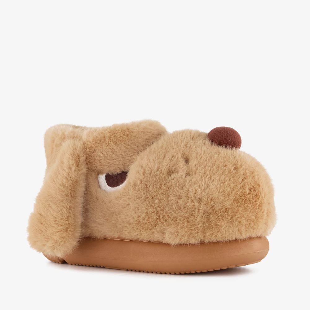 Thu!s kinder pantoffels beige hond