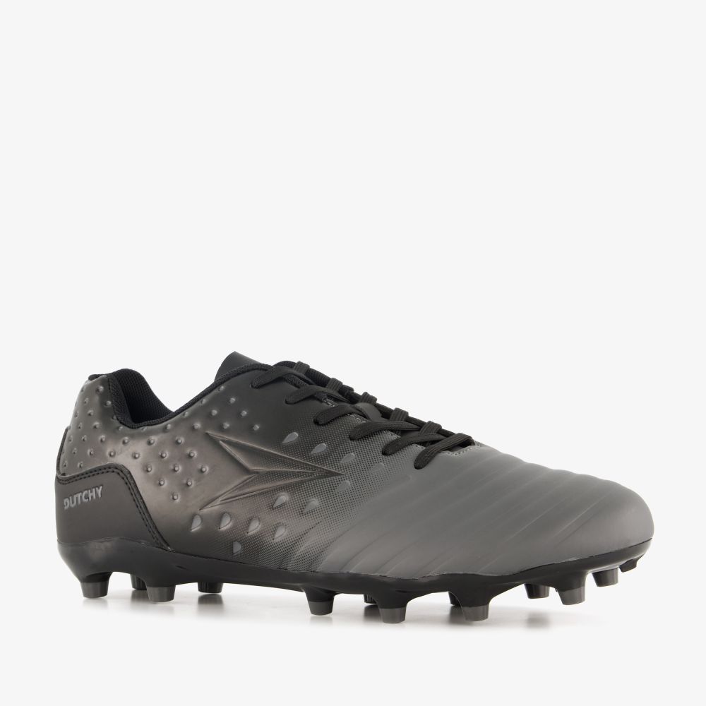 Dutchy FG heren voetbalschoenen zwart grijs