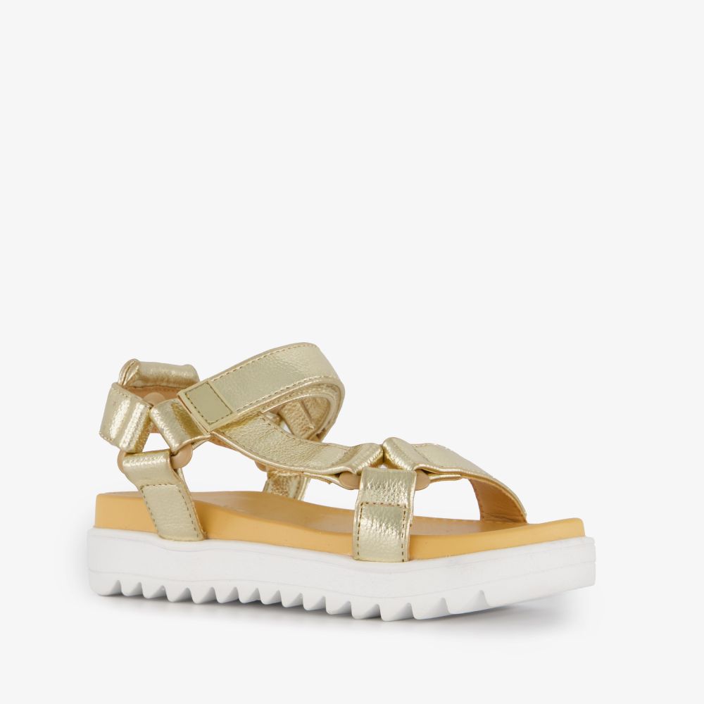 Blue Box meisjes sandalen goudkleurig