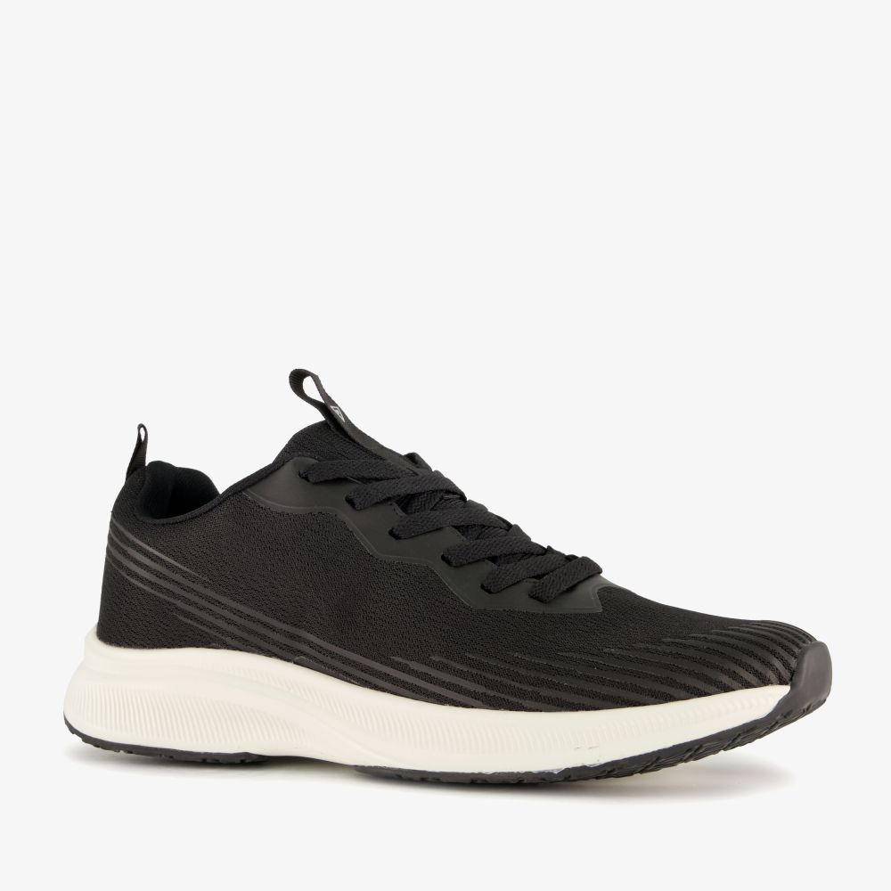 Osaga heren sportschoenen zwart wit