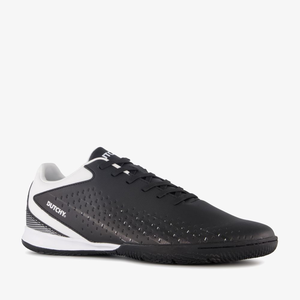 Dutchy IC heren zaalschoenen zwart wit