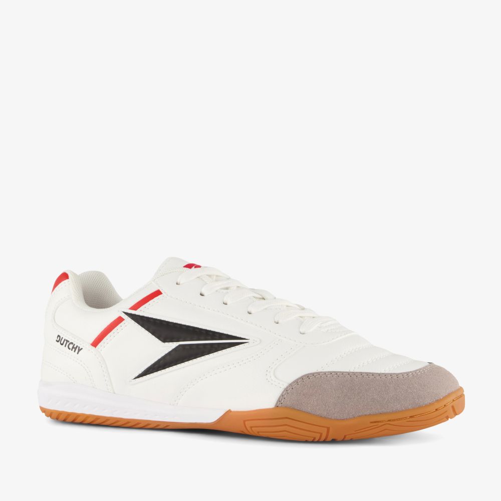 Dutchy Creator heren zaalschoenen IC wit grijs