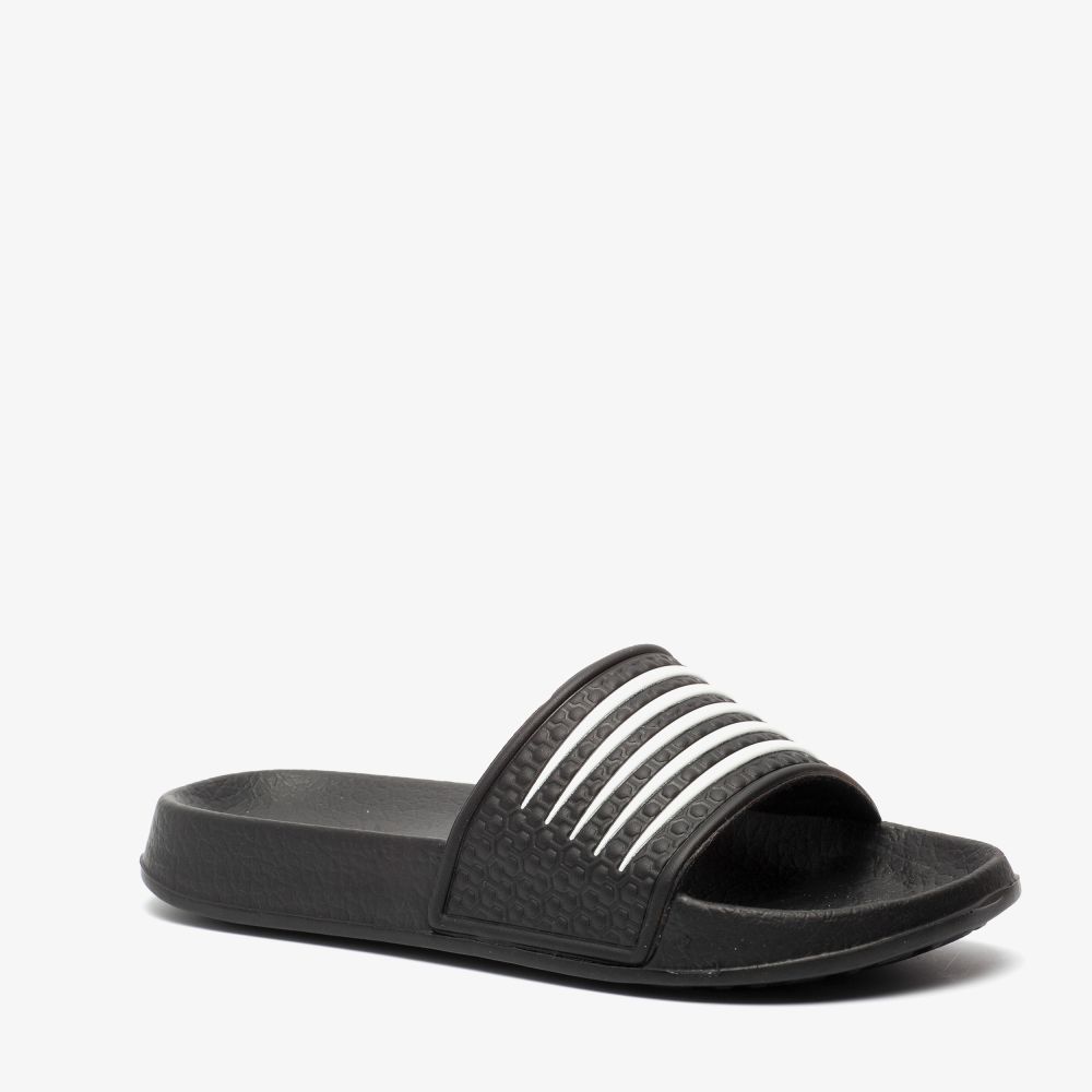 Dutchy kinder badslippers zwart