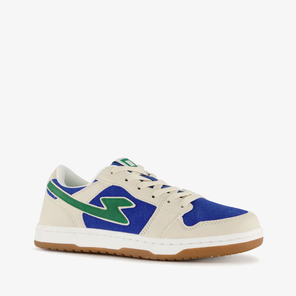 Blue Box jongens sneakers beige blauw