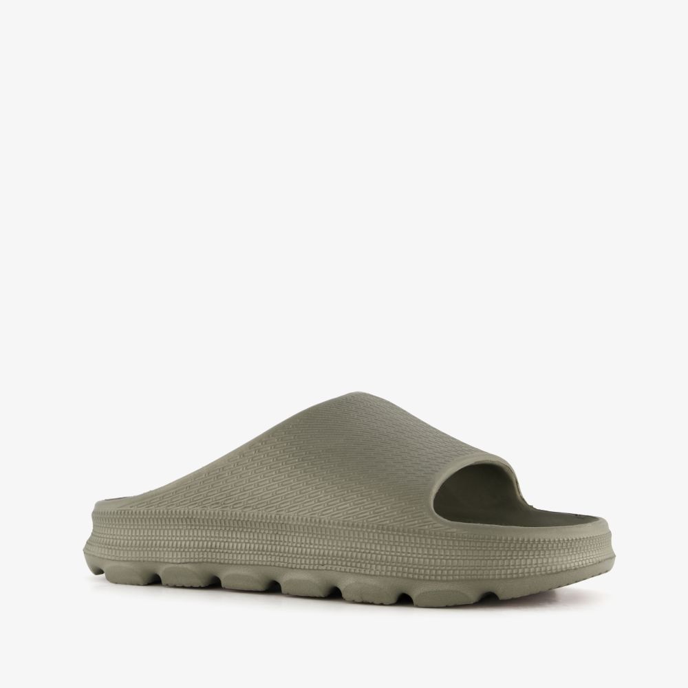 Scapino Heren badslippers donkergroen