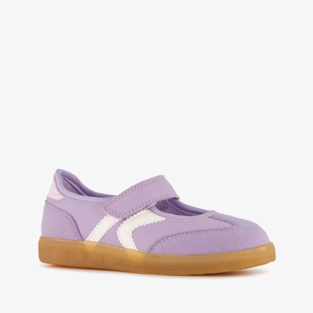Blue Box meisjes ballerina sneakers lila