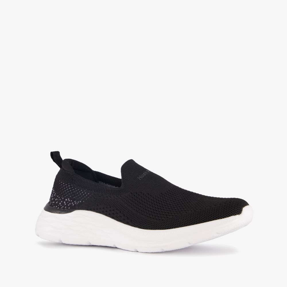 Hush Puppies dames instappers zwart