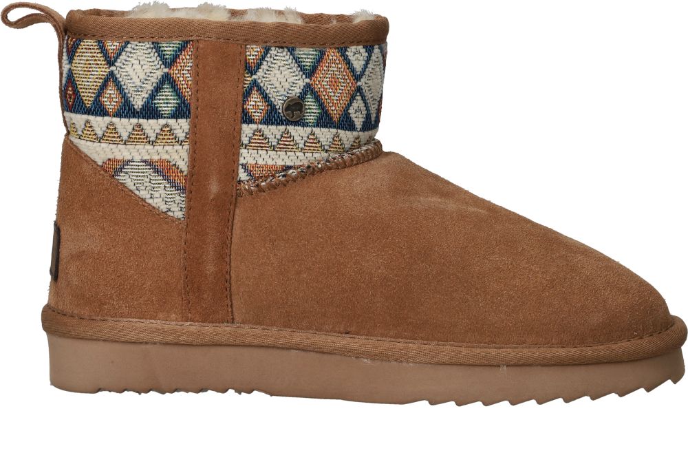 Warmbat Wallaby Woven Boots Dames Cognac