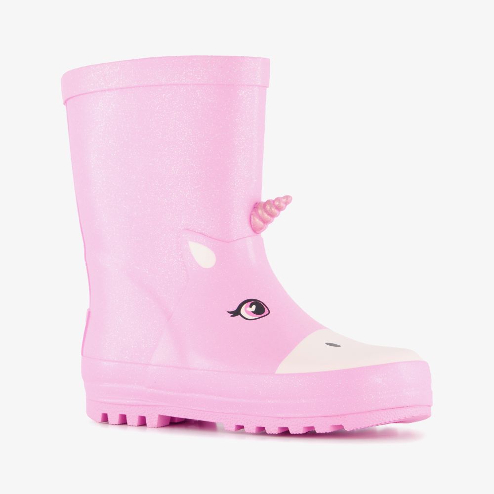 Mountain Peak roze kinder regenlaarzen unicorn