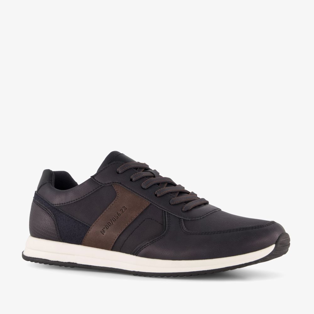 Blue Box heren sneakers donkerblauw