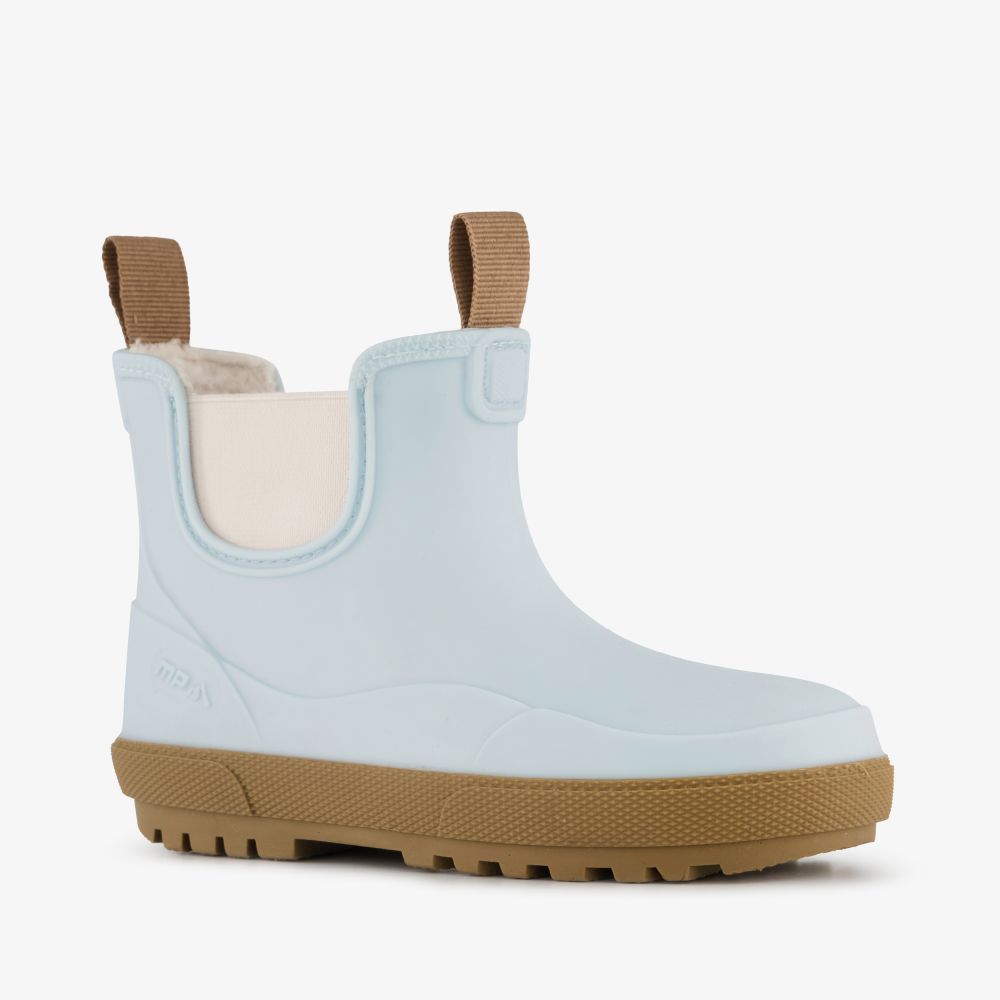 Mountain Peak korte gevoerde kinder regenlaarzen blauw
