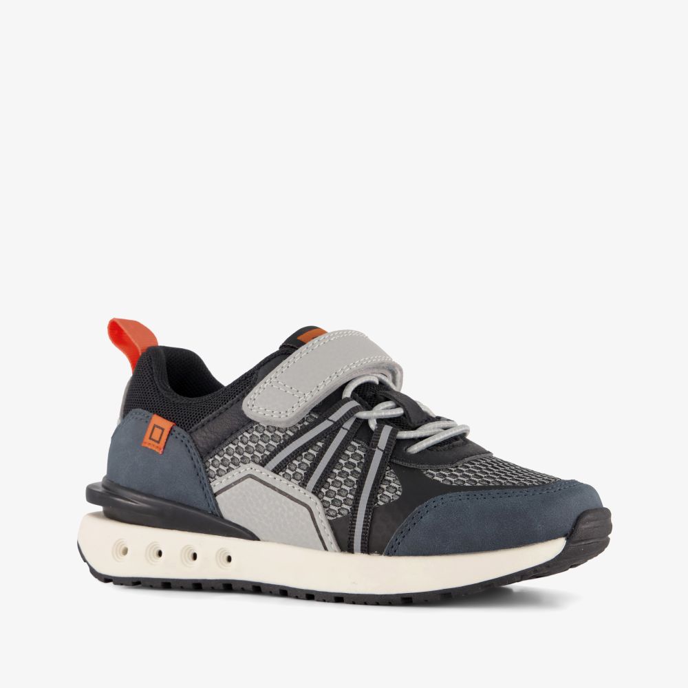 Blue Box jongens sneakers blauw grijs