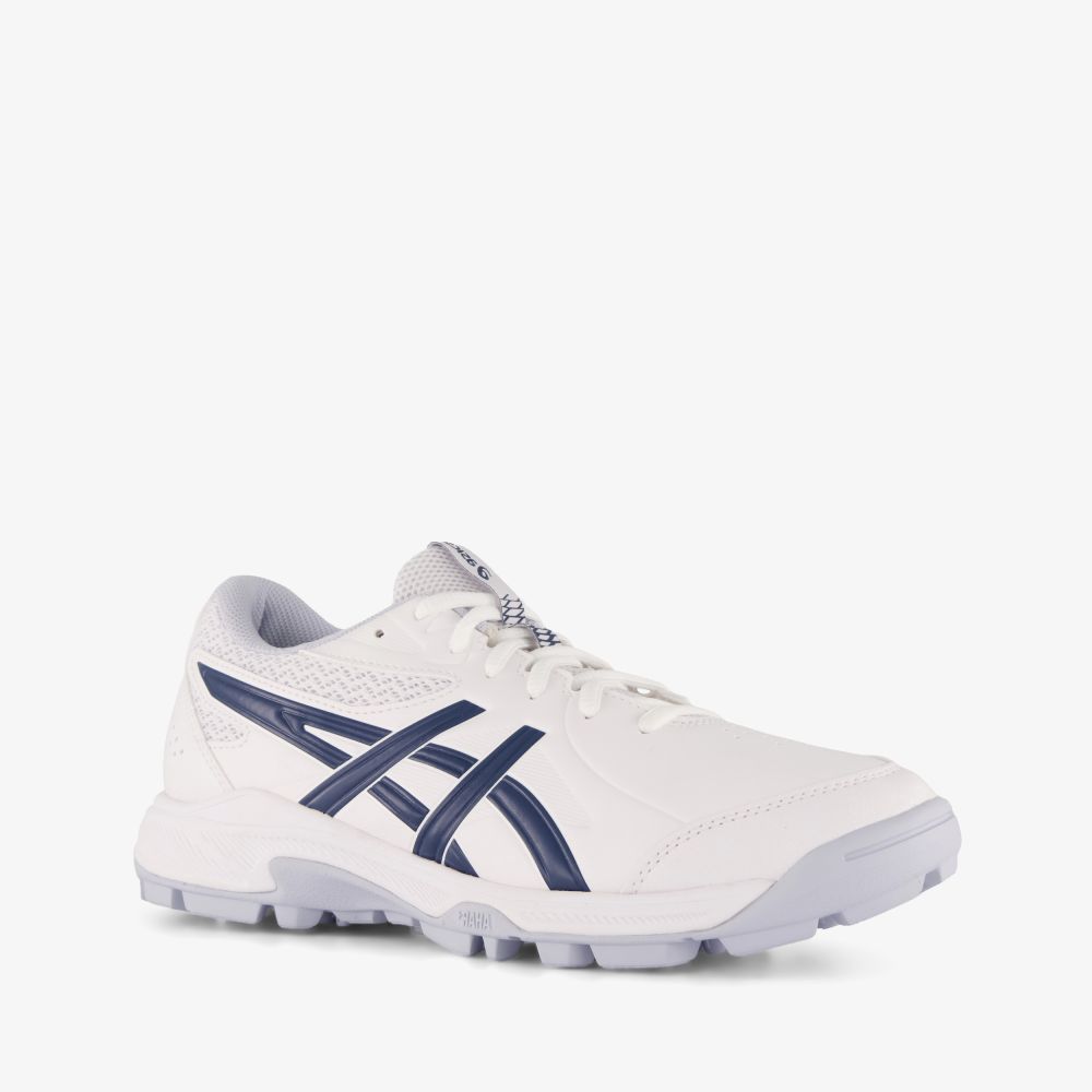 ASICS GEL-PEAKE 3 GS dames hockeyschoenen wit blauw