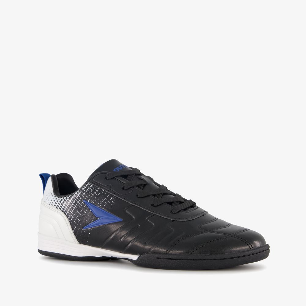 Dutchy IC kinder zaalschoenen zwart wit