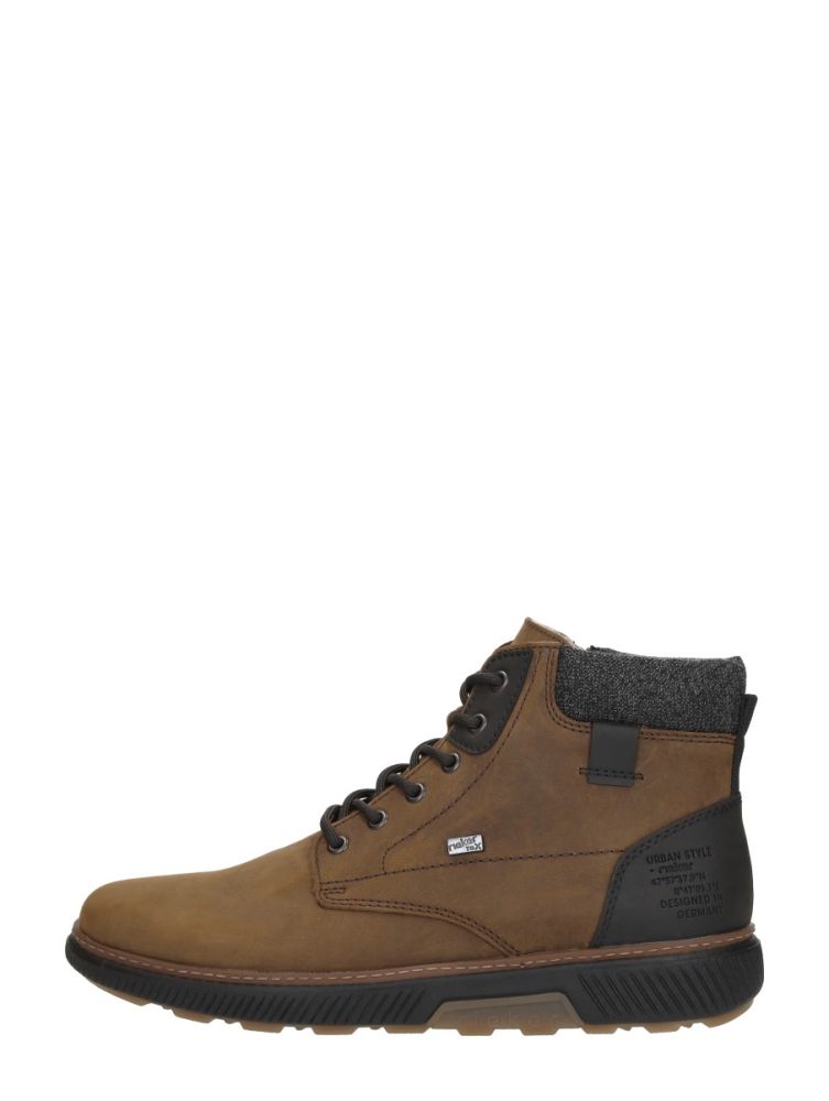 Rieker Veterschoenen Hoog Middel Bruin