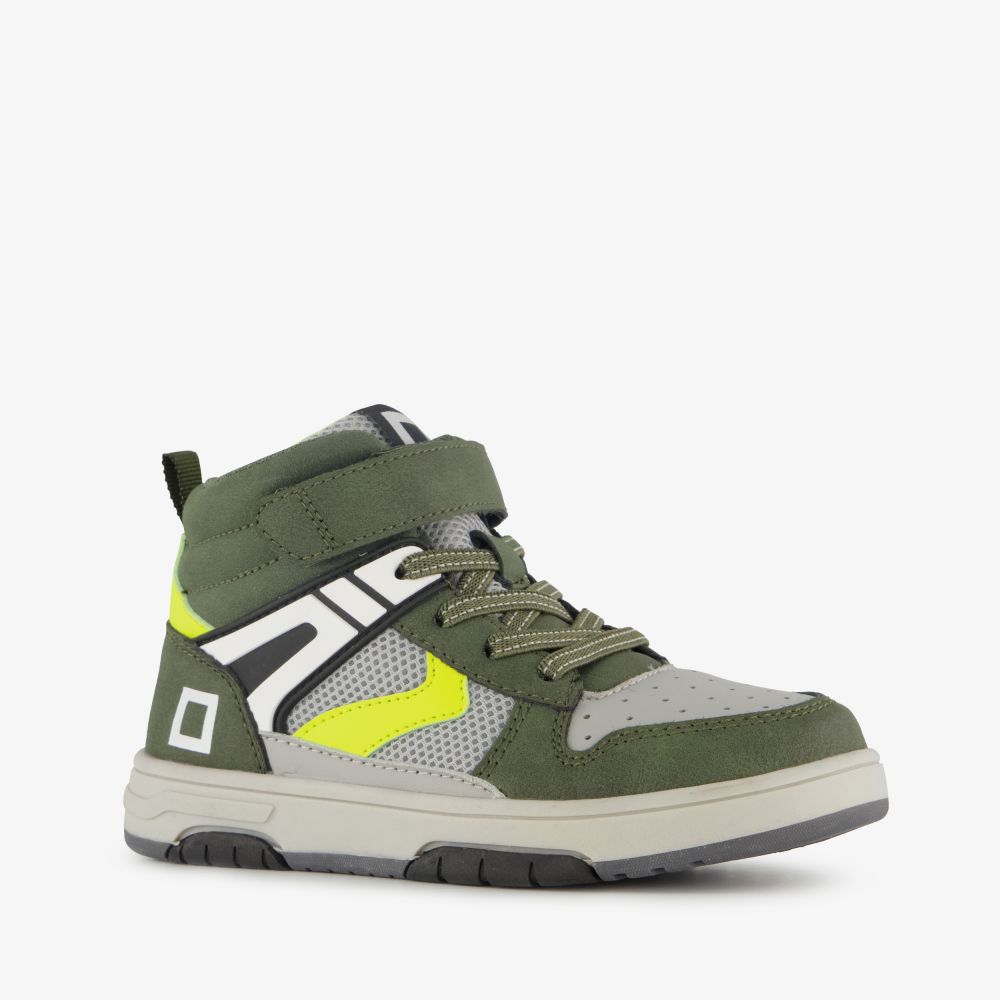 Blue Box hoge jongens sneakers groen