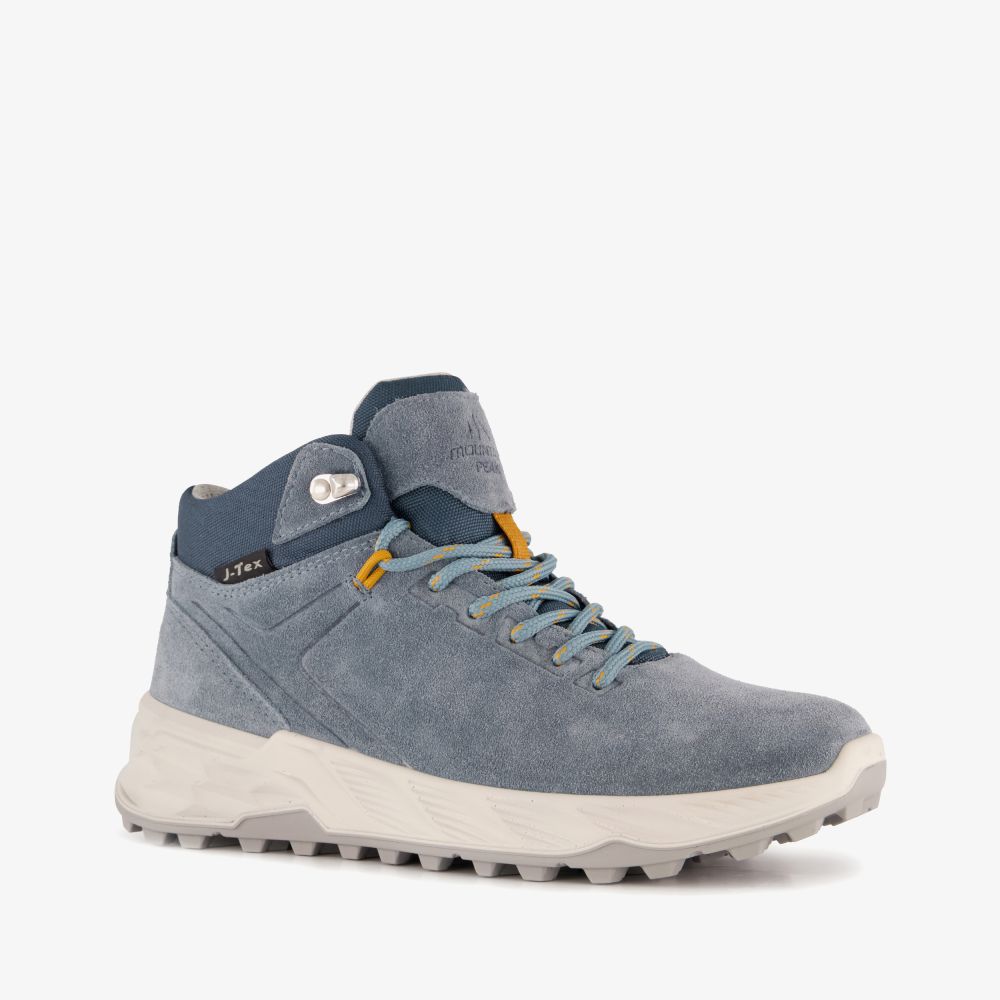 Mountain Peak hoge suède dames wandelschoenen cat. B blauw