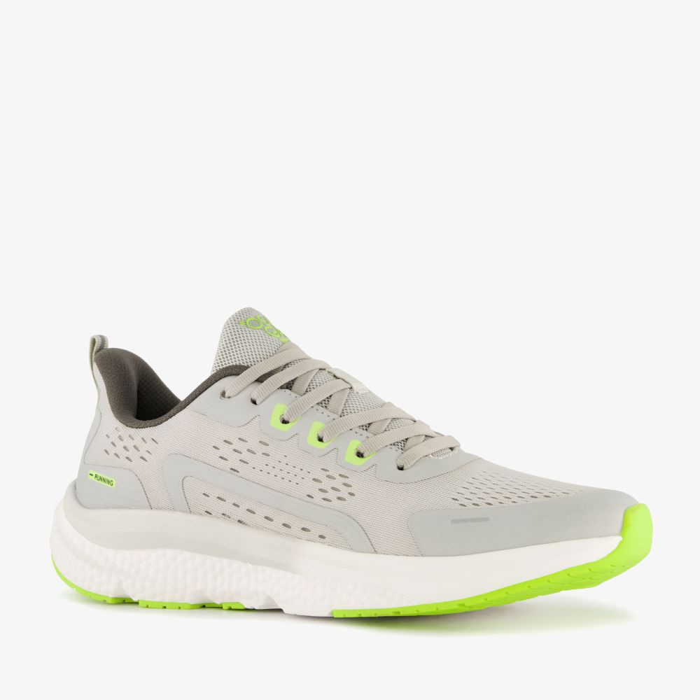 Osaga heren hardloopschoenen grijs groen