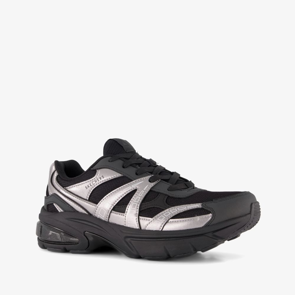 Skechers Shadow - Stellar 90 dames sneakers zwart