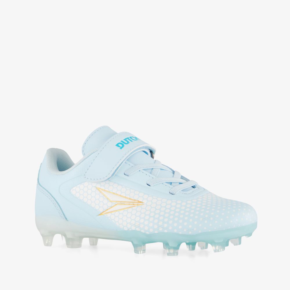 Dutchy Vision 2.0 FG kinder voetbalschoenen lichtblauw