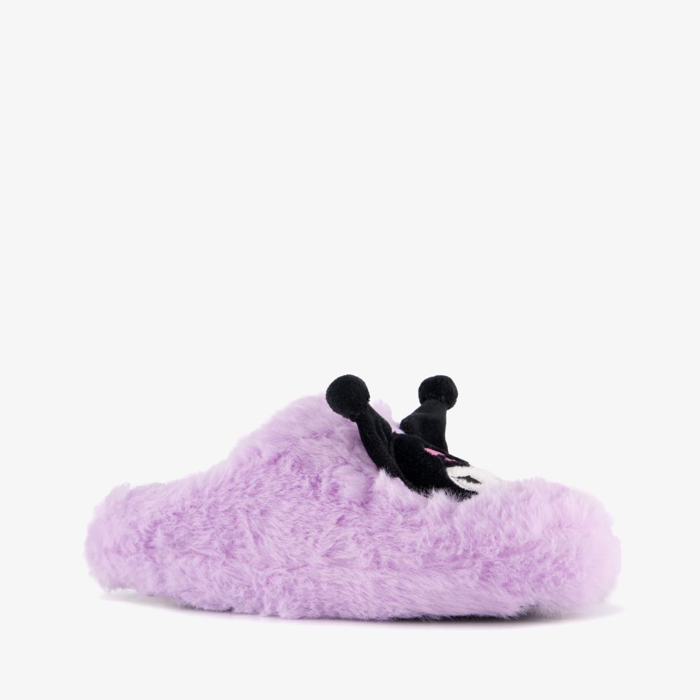 Hello Kitty Kuromi meisjes instap pantoffels lila