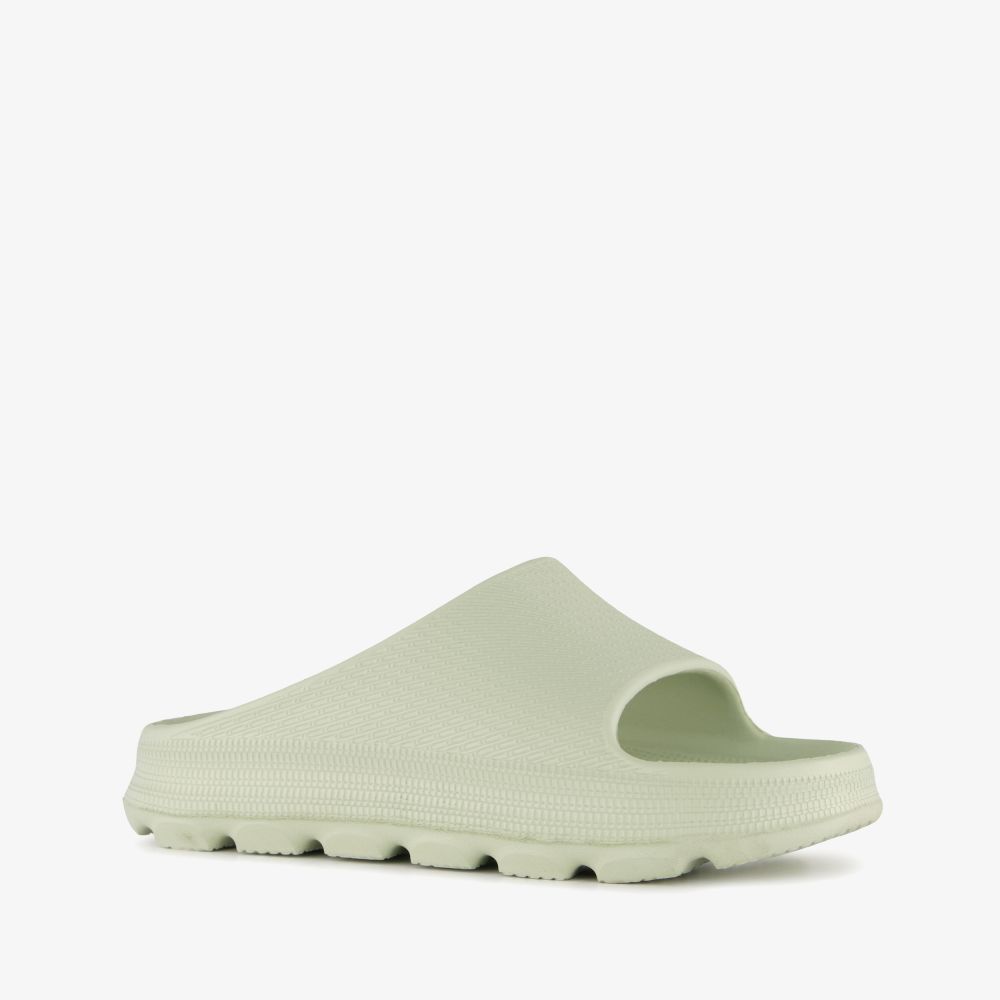 Scapino Dames badslippers saliegroen
