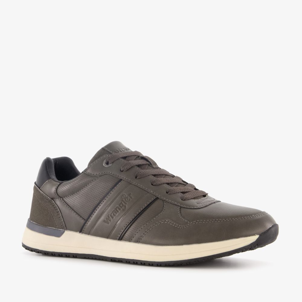 Wrangler heren sneakers grijs wit