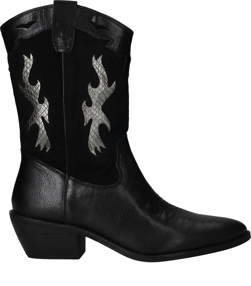 LOFF 1881 Westernboots Dames Zwart