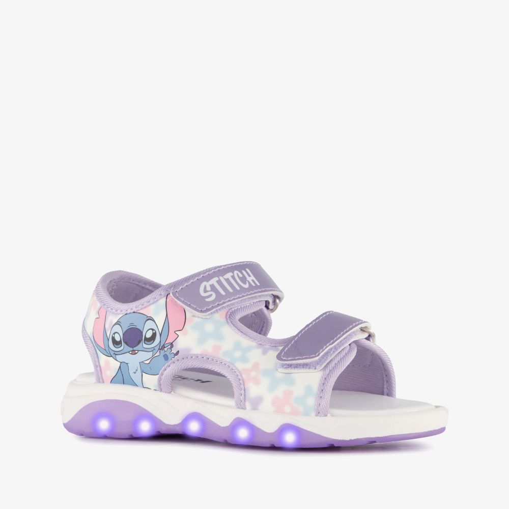 Lilo & Stitch meisjes sandalen met lichtjes lila