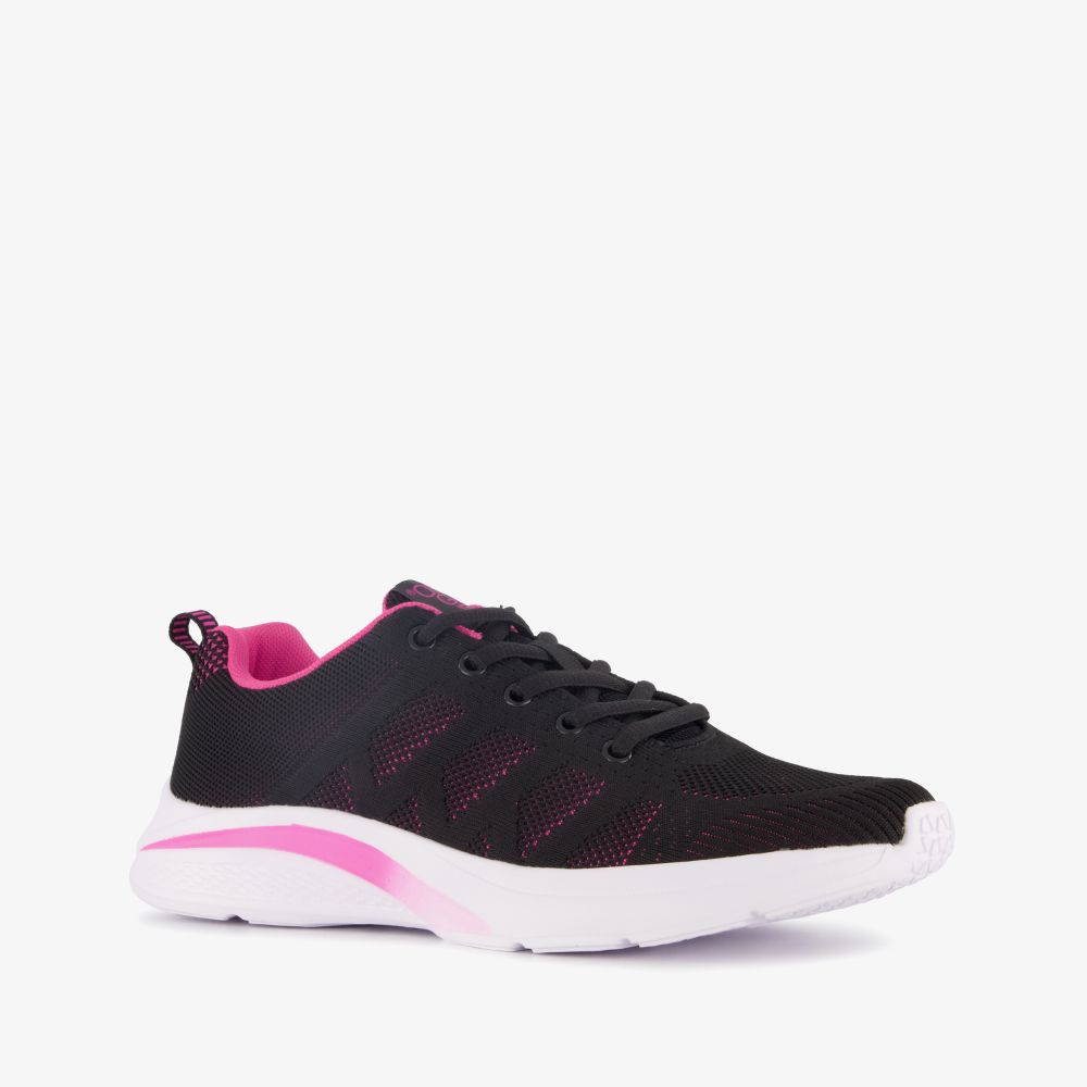 Osaga dames sportschoenen zwart roze