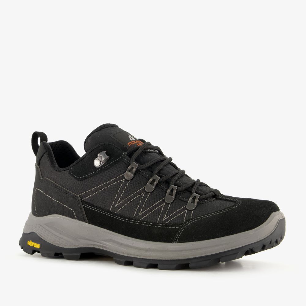 Mountain Peak suède dames wandelschoenen vibram zool zwart